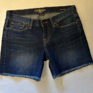 Lucky Brand Abbey Medium wash Blue Jean Shorts Sz-4/27. N10